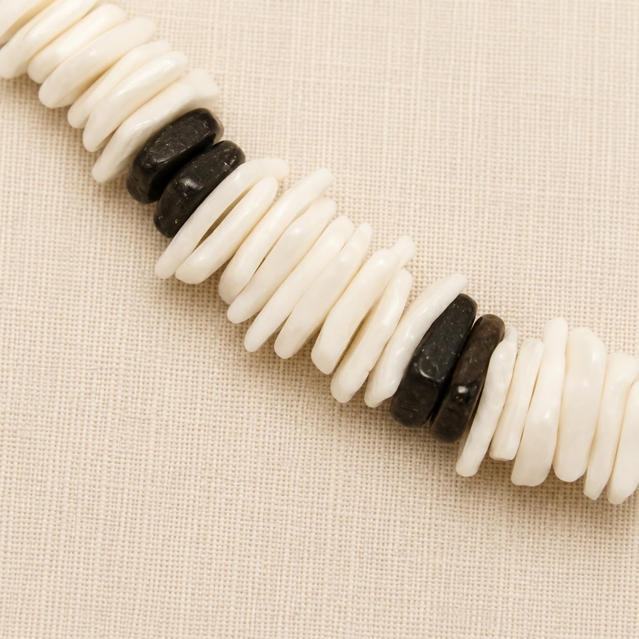 Native Treasure Unisex White Puka Shell Necklace - Genuine Philippine Clam Shell Chips - Handmade Tropical Bohemian Surfer Jewelry - Image 5