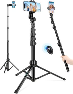 Nineigh 71″ Tripod for iPhone...