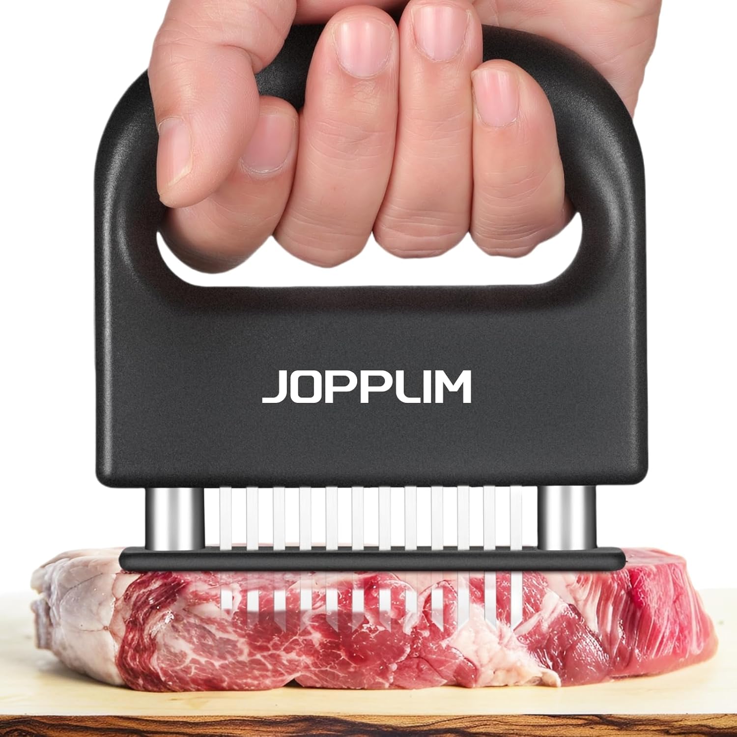 Meat Tenderizer, With 48 Stainless Steel Ultra Sharp Needle Blades, Meat Poultry Tenderizer, for Tenderizing Beef, Pork, Turkey, Fish, Cooking Tool Best for Tenderizing, Marinade, BBQ - Image 3
