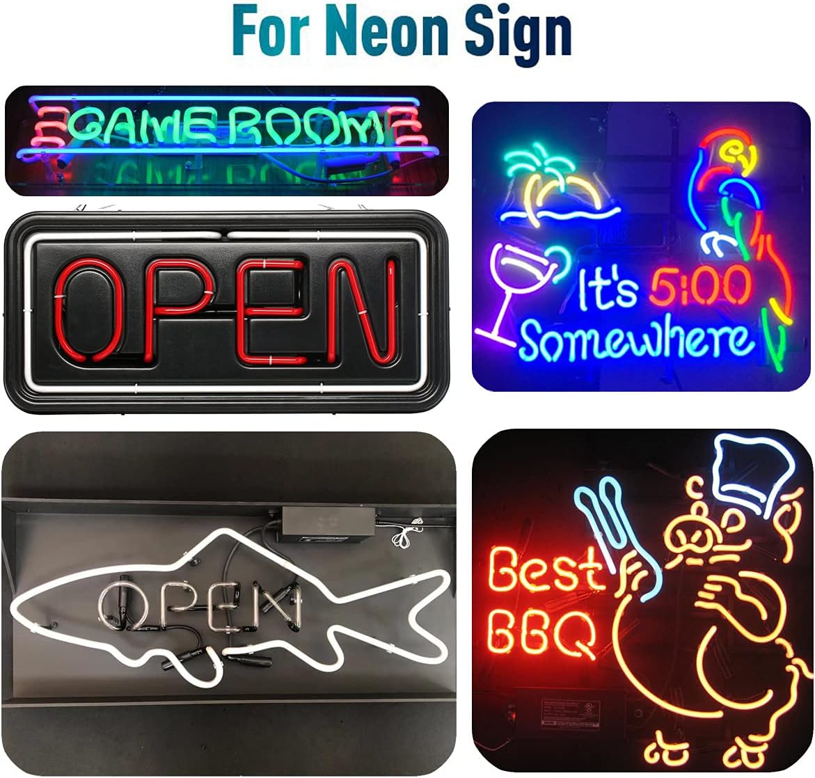 10KV 10000V Power Supply for Glass Neon Sign Electronic Neon Light Beer Signs Bar Lights Transformer 120V 50/60Hz(UL Approval) - Image 7
