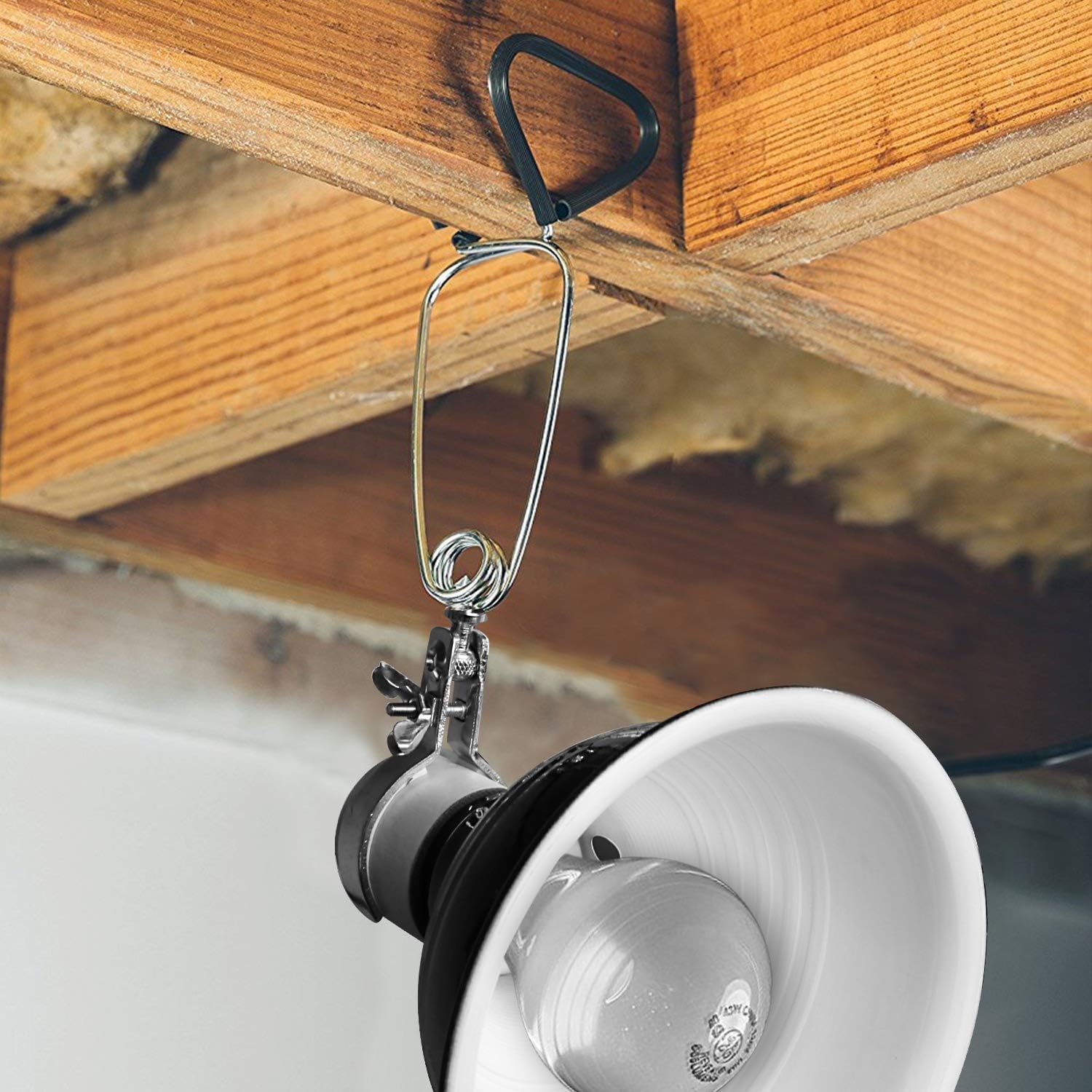 Simple Deluxe Reptile Clamp Lamp Light Fixture with 5.5 Inch Aluminum Reflector for Amphibian Pet, 60W Ceramic Lamp Cap(no Bulb Included), Black (Pack of 3) - Image 7