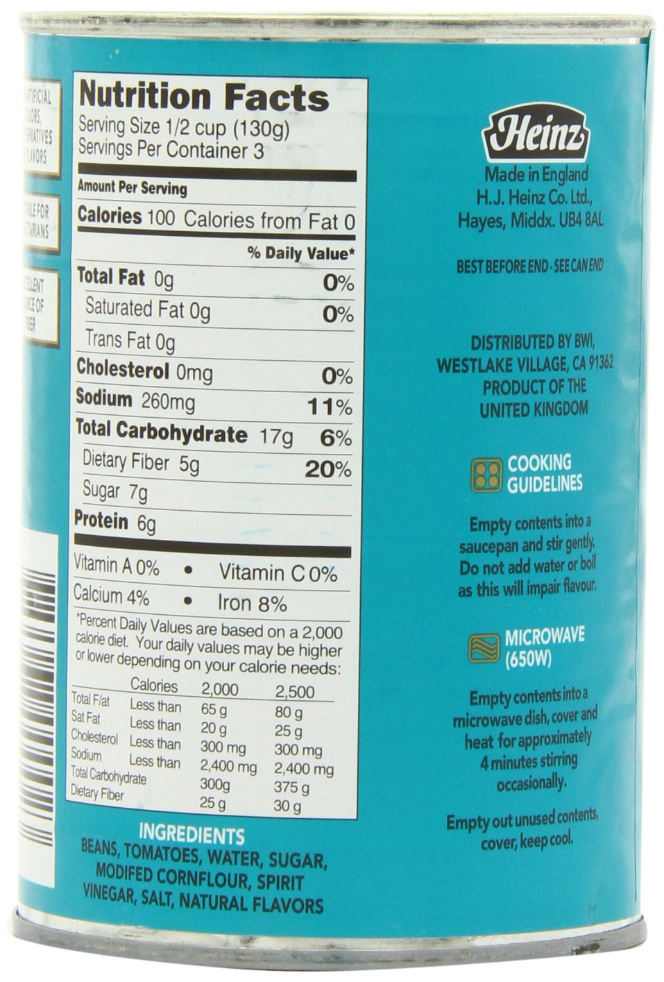 Heinz Beans in Tomato Sauce, 13.7-Ounce Cans (Pack of 12) - Image 4