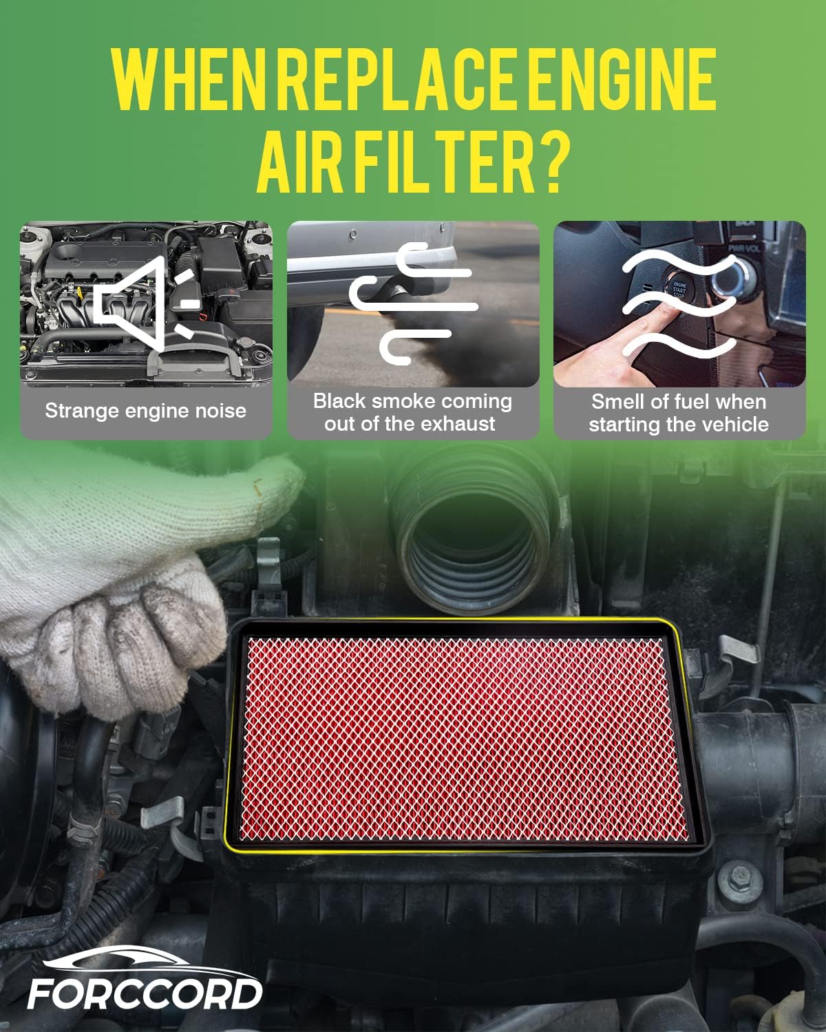 Cabin & Engine Air Filter Fits for Toyota Tundra 2014-2021 (5.7L 4.6L), Sequoia 2014-2021 (5.7L) Activated Carbon Cabin Filter Replacement CA11895 CF10285 Car Accessories - Image 6