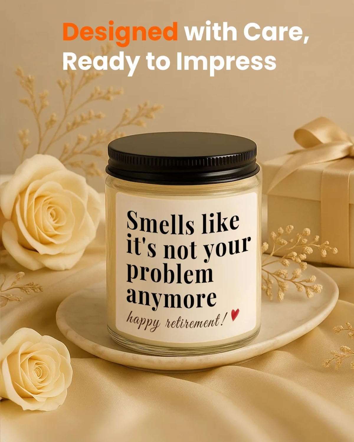 Retirement Gift for Woman, Men, Funny Retired Candle, Happy Farewell Party Decorations 2026, Best Retirement Gifts for Women, Men, Friends, Coworker, Teacher, Boss, Nurse, Colleague, Staff - Image 7