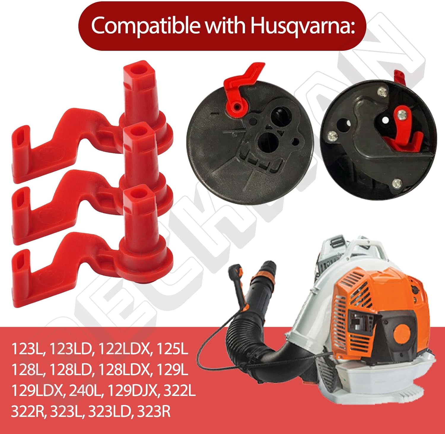 576594801 Choke Levers Part for Blower EBZ7500, EBZ8500, RedMax, Echo, Husqvarna 570BTS, 570BFS, 580BTS, 580BF,S EBZ7500, EBZ8500 Blower, St ihl FS110, FS110R FS55RC Trimmer 3 Pack - Image 3