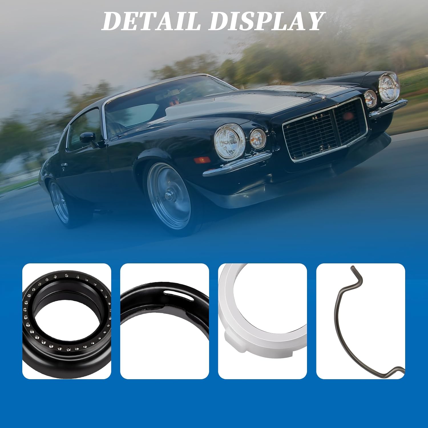 124455 Steering Column Lower Bearing Kit Compatible with GM Pontiac Chevrolet Camaro Pontiac Firebird 1970 and beyond - Image 4