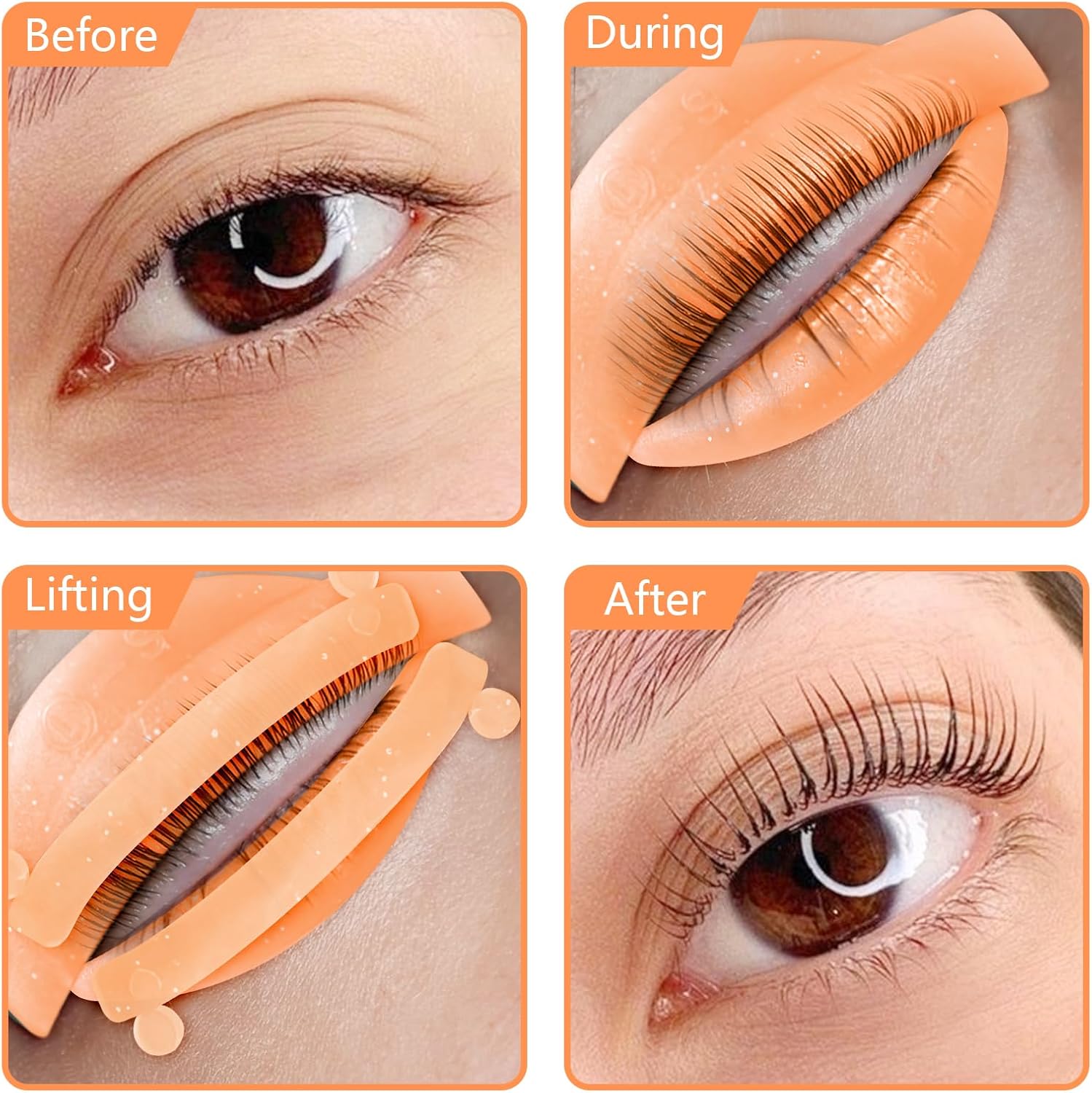 PERMANIA Lash Lift Ribbon, 5 Pcs Silicone Eyelash Rods Ribbon Soft Colorful Lash Lift Tool Flexible Perm Roller Multi-Functional for Eyelash Lifting - Image 3