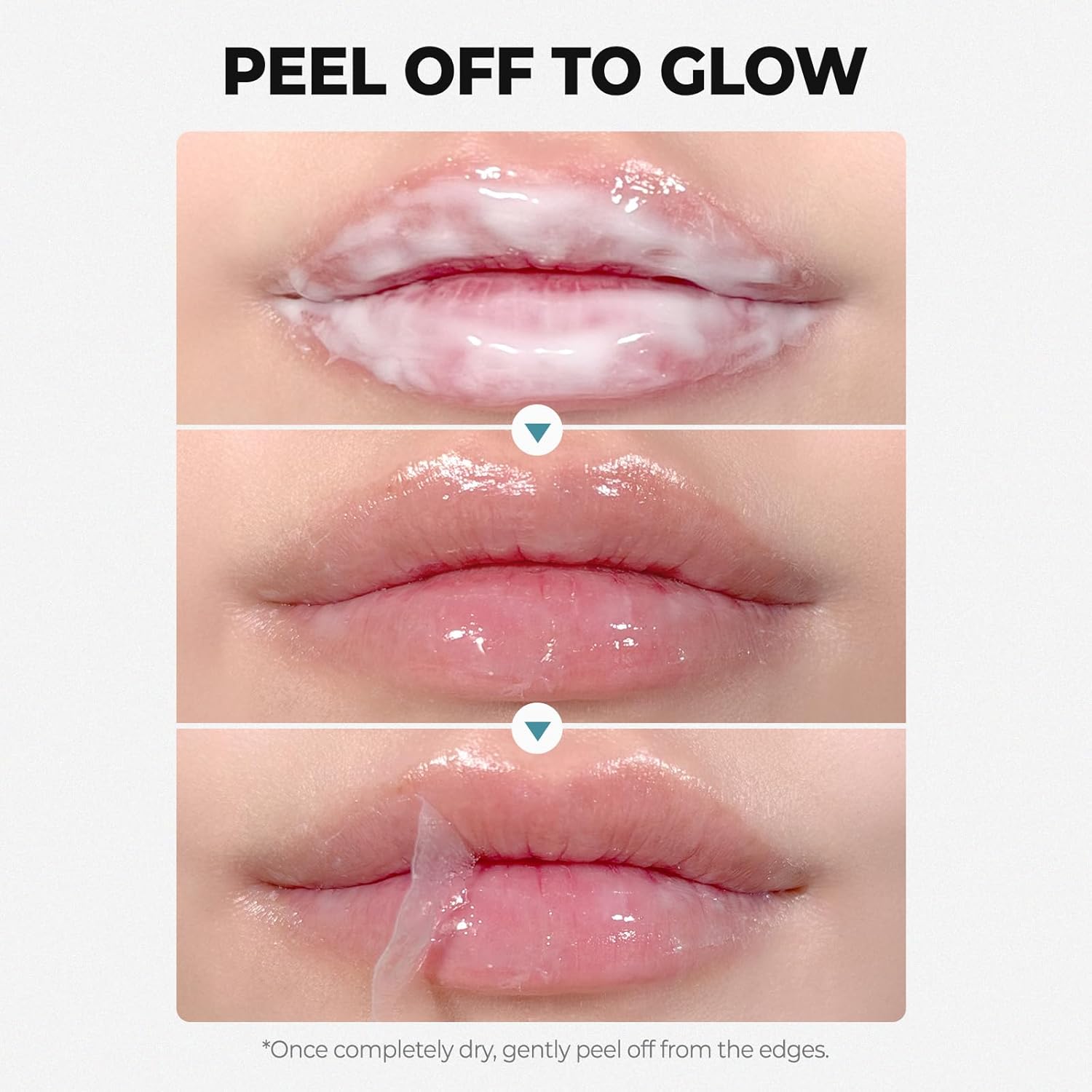 Laka Soothing Prep Lip Mask, Cooling Peel Off Korean Lip Mask, Gentle Exfoliator for Lips, Hygienic & Easy Application, Daily Lip Care, K-Beauty, 0.33 fl.oz - Image 4