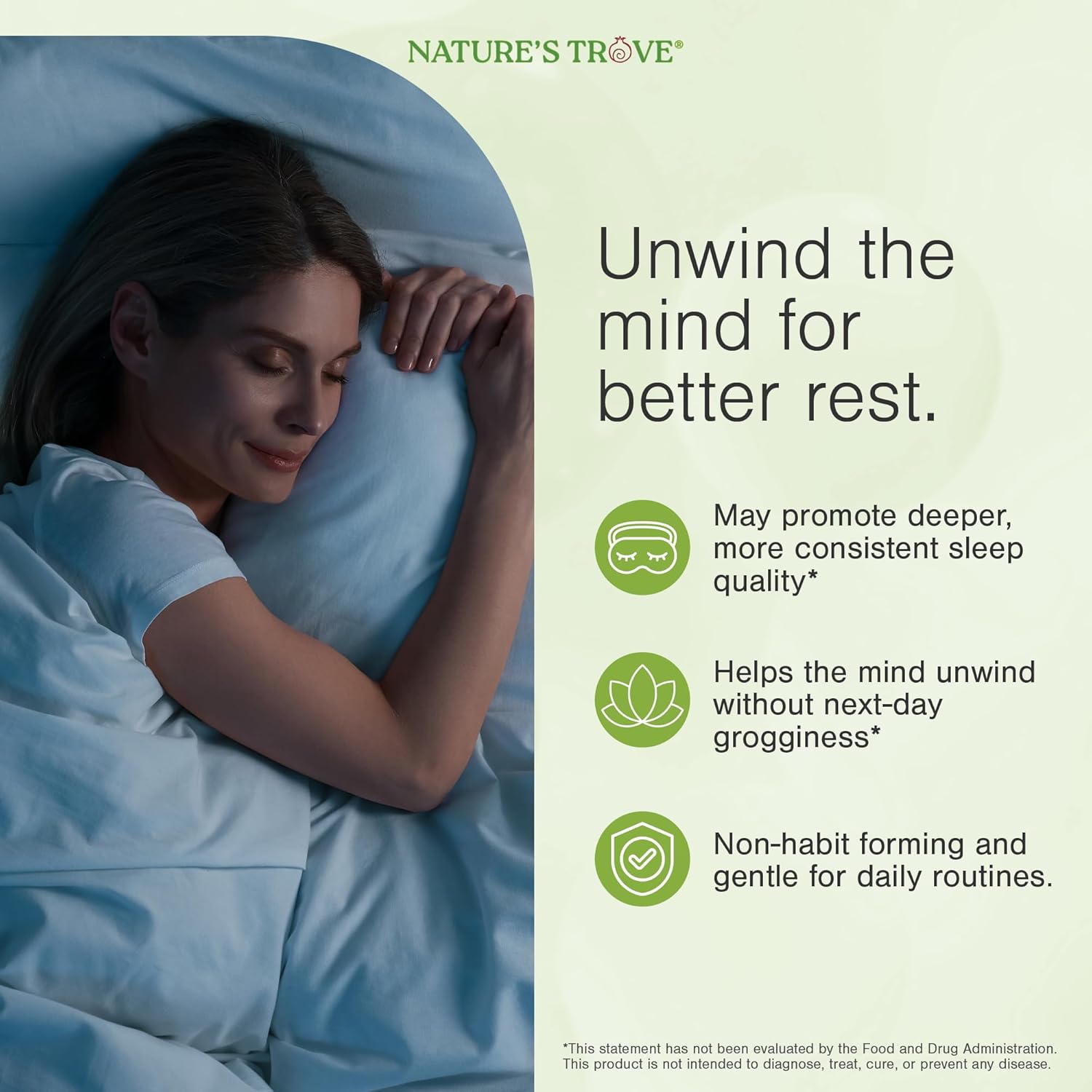 Nature's Trove L-Theanine 200mg Super Value Size - 365 Vegetarian Capsules - Image 6