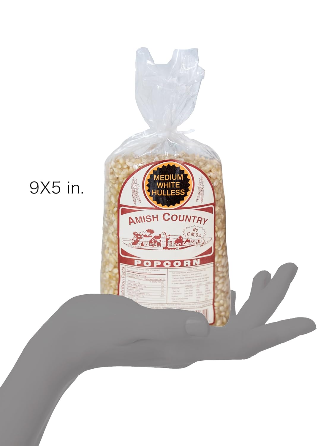Amish Country Popcorn | 2 Lb Medium White Popcorn | Old Fashioned, Non-GMO and Gluten Free (2lb Bags) - Image 8