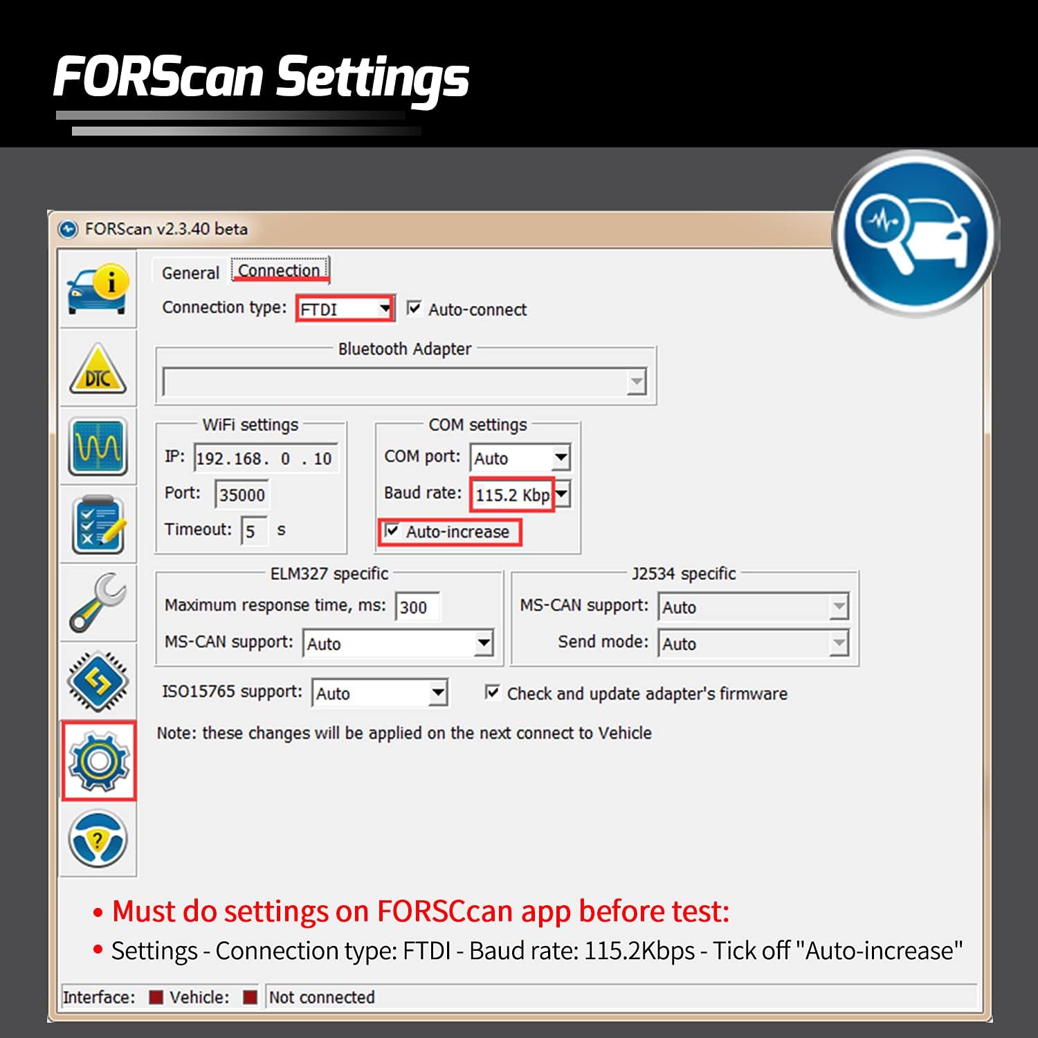Vgate vLinker FS OBD2 USB Adapter for FORScan HS/MS-CAN Auto Switch - Image 5