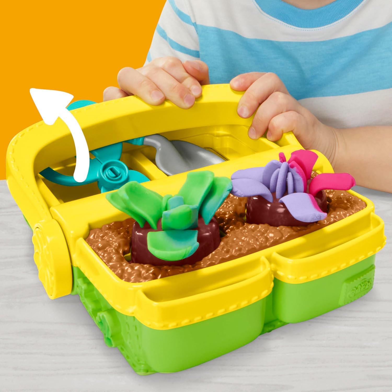 Play-Doh Blooming Flower Garden Toy Playset, Nature Pretend Play, Kids Arts & Crafts Ages 3+ - Image 13