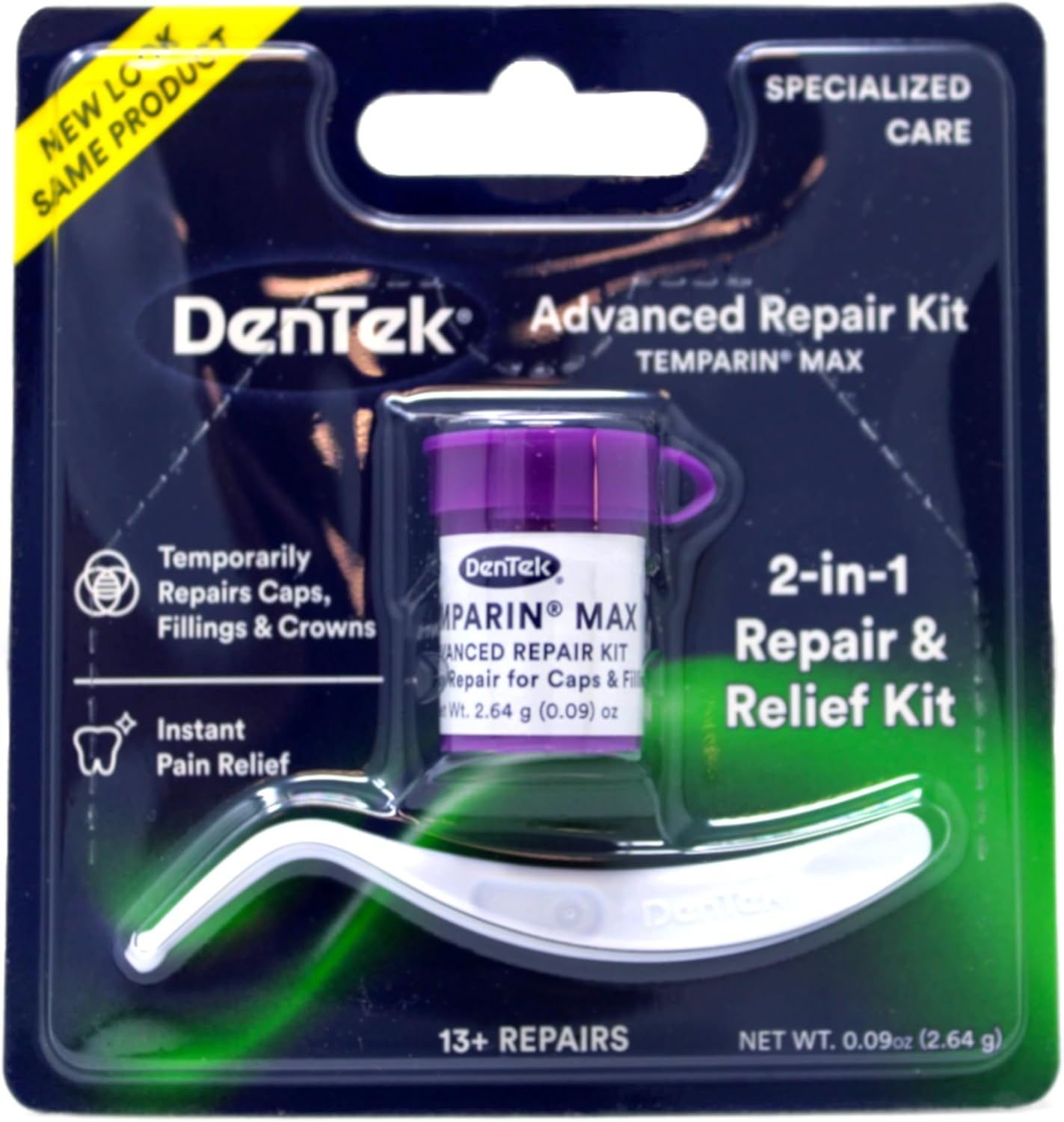DenTek Temparin Max Advanced Dental Repair Kit, 13+ Repairs