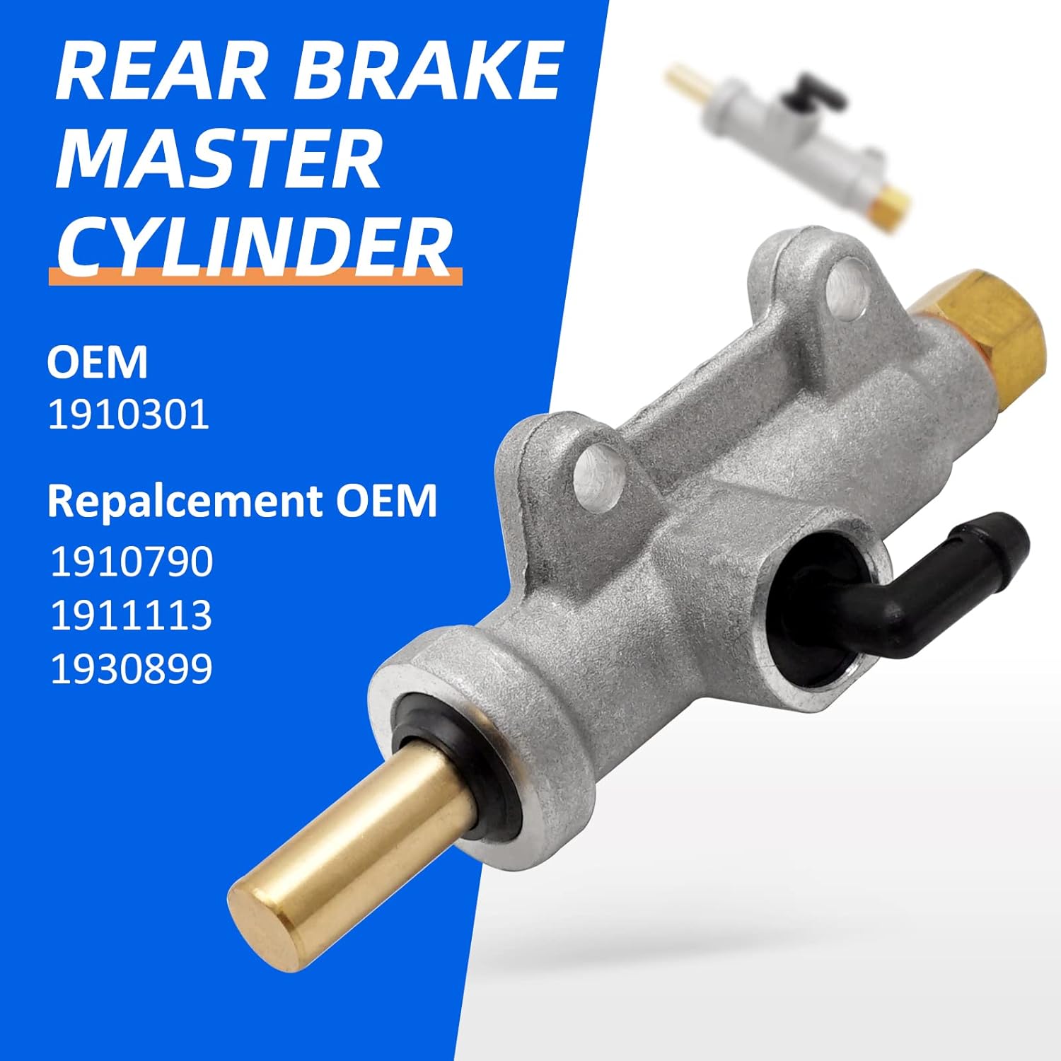 Rear Foot Brake Master Cylinder for Polaris Sportsman 500 700 600 400 800 335 450 Diesel 455 Scrambler 400 500 Trail Blazer 250 Trail Boss 325 Worker 335 500 Sport 400 Xplorer,OEM# 1910301 - Image 4