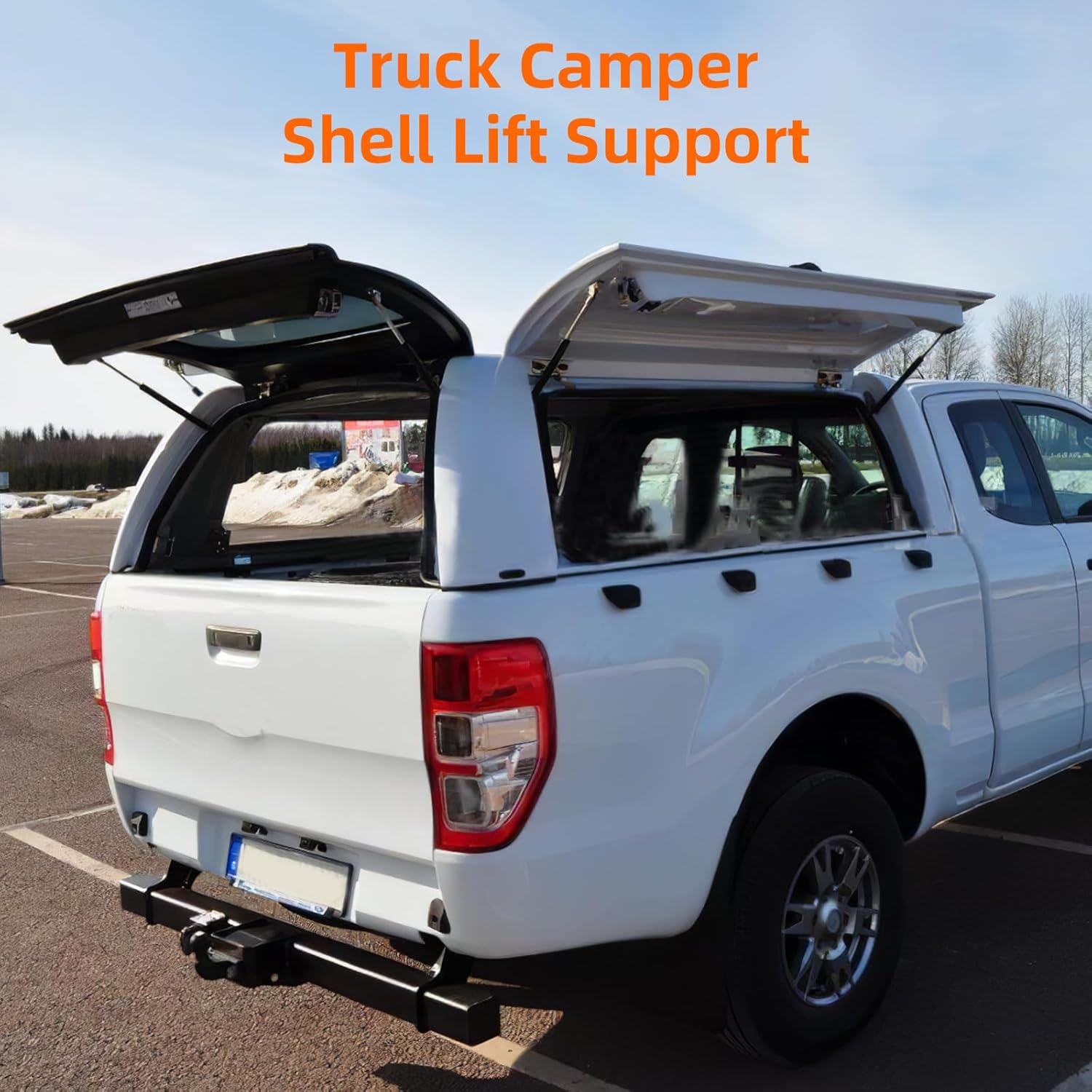 Qty (2) LGP6-120-40 12in Gas Shock Lift Support - 40lb/178N- 7009-2PK Gas Shock for Truck Weatherguard Tool Box, C16-11028 Gas Strut for AR.E Camper Canopy Topper Cap Rear/Side Window - Image 2