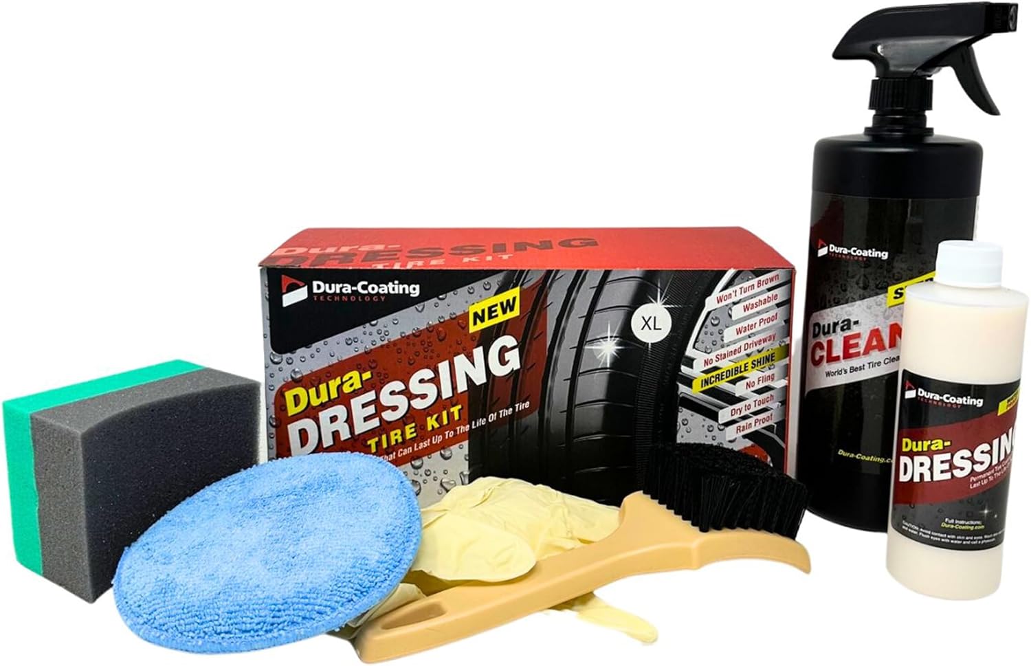 Dura-Dressing Total Tire Kit XL (2-3 Cars/1 Large Truck)