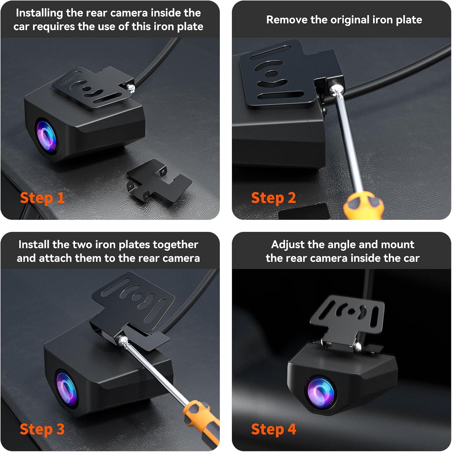 WOLFBOX Upgraded WDR Rear Camera for G840S / G840H / G930 / G850, 1080P Waterproof AHD Car Rear View Camera - Image 6