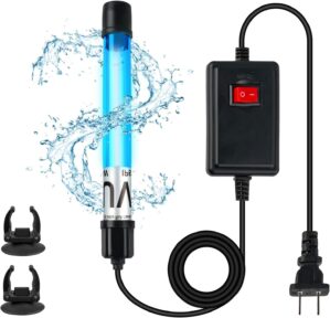 5W 6.9 Inch Aquarium UV Light for 1...