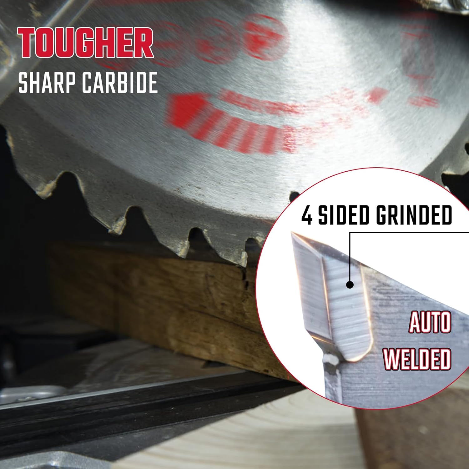 3 Pack 3 Inch 36 Tooth Carbide Circular Saw Blade for Wood, Plastic, PCV, Acrylic, Aluminum with 7/16" Arbor, 3/8" Bushing, Fit Dewalt Craftsman Ryobi Milwaukee - Image 5