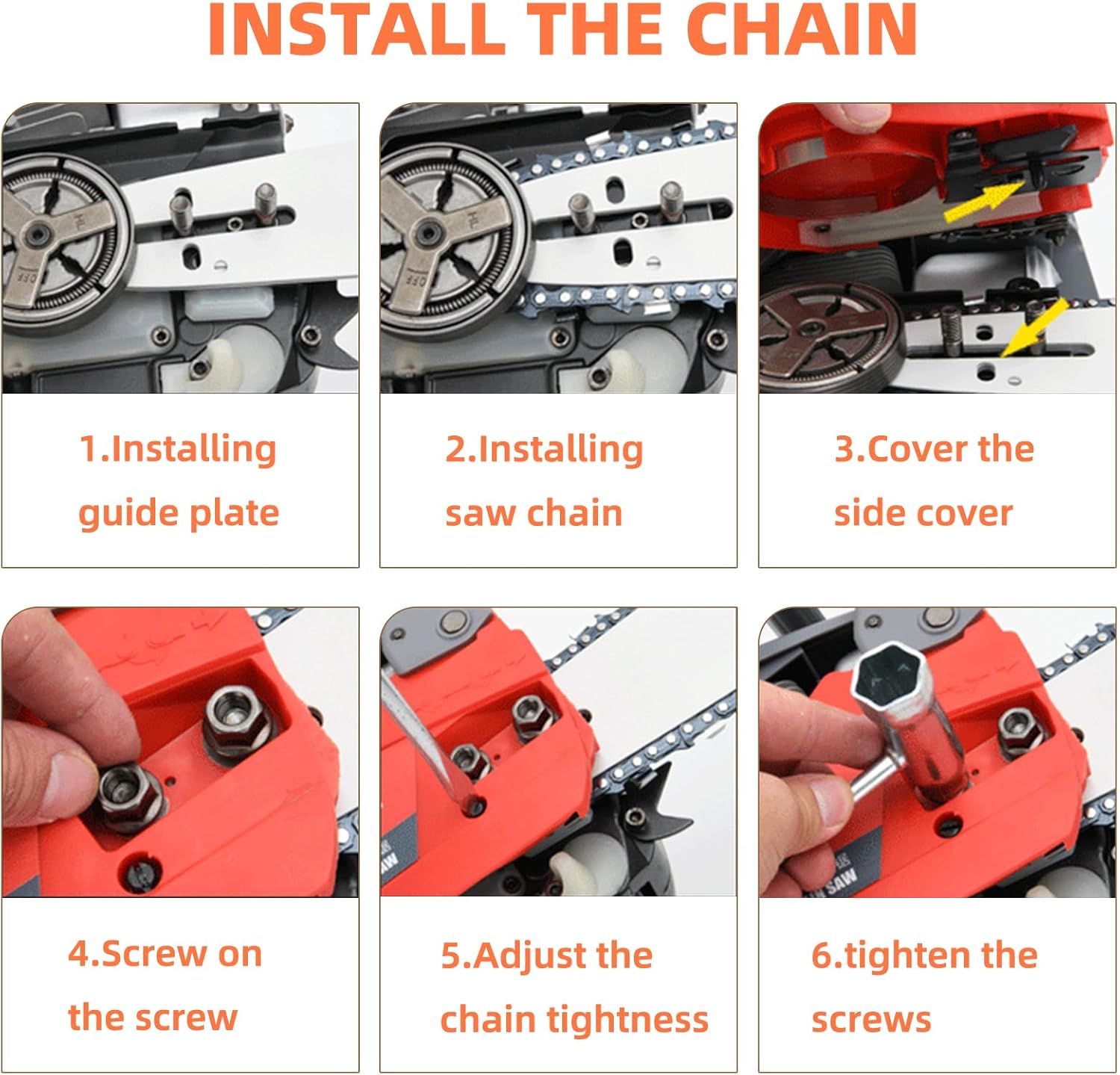 4 Pack Chainsaw Chain for Stihl 18 Inch .325" Pitch .063" Gauge 74 Drive Links 26RS 74, Replacement Chains Fit Stihl MS271 Farm Boss MS311 MS291 MS261 36390050074 Oregon L74, V74 and More - Image 4