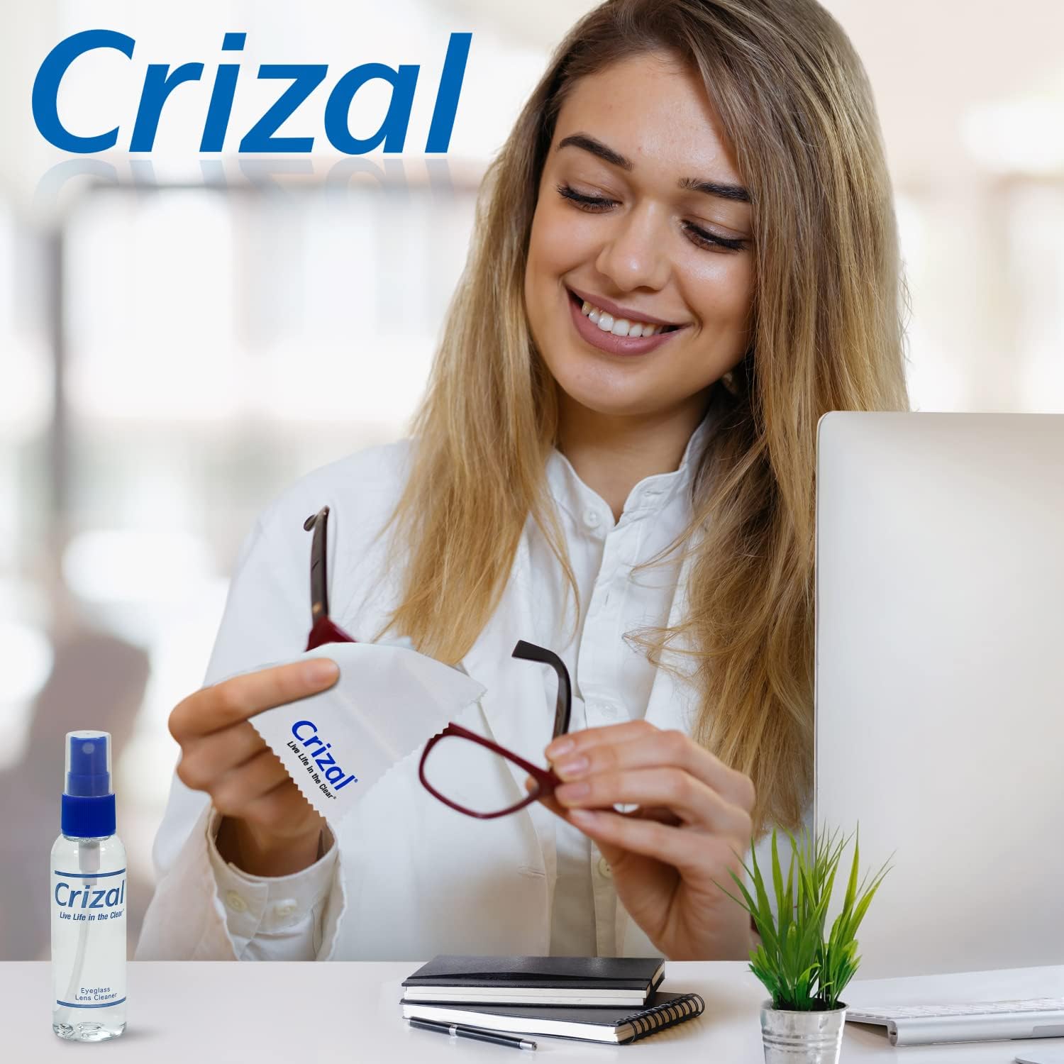 Crizal Eyeglass Lens Cleaning Spray – 10 Pack (2oz) – Safe for AR-Coated Lenses – Designed & Tested by the AR Coating Experts - Image 2