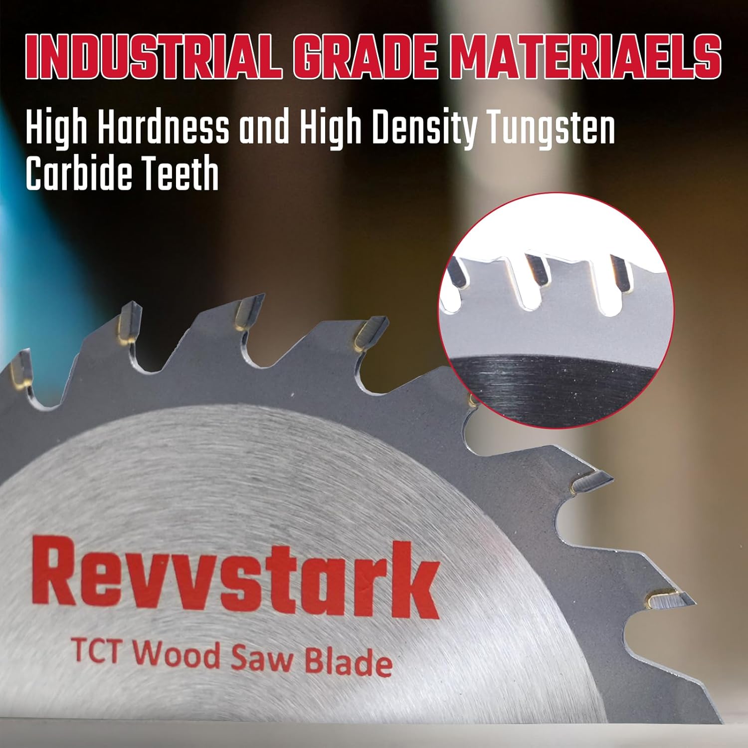 3 Pack 3 Inch 36 Tooth Carbide Circular Saw Blade for Wood, Plastic, PCV, Acrylic, Aluminum with 7/16" Arbor, 3/8" Bushing, Fit Dewalt Craftsman Ryobi Milwaukee - Image 3