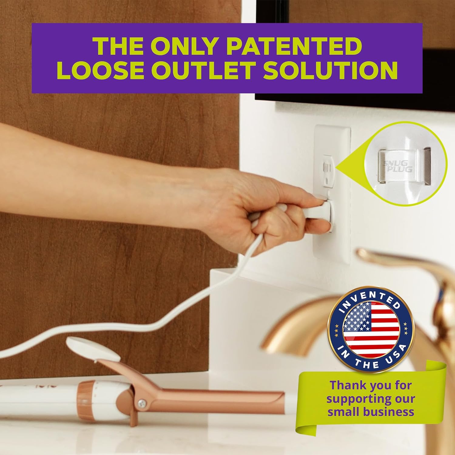 Loose Outlet Plug Fix & Outlet Insert | Prevent Plug from Being Unplugged & Save Money On Electricians – Clear Plastic Plugs for Outlets Keep Loose Plugs Secure – (25/Pack Clear) - Image 2