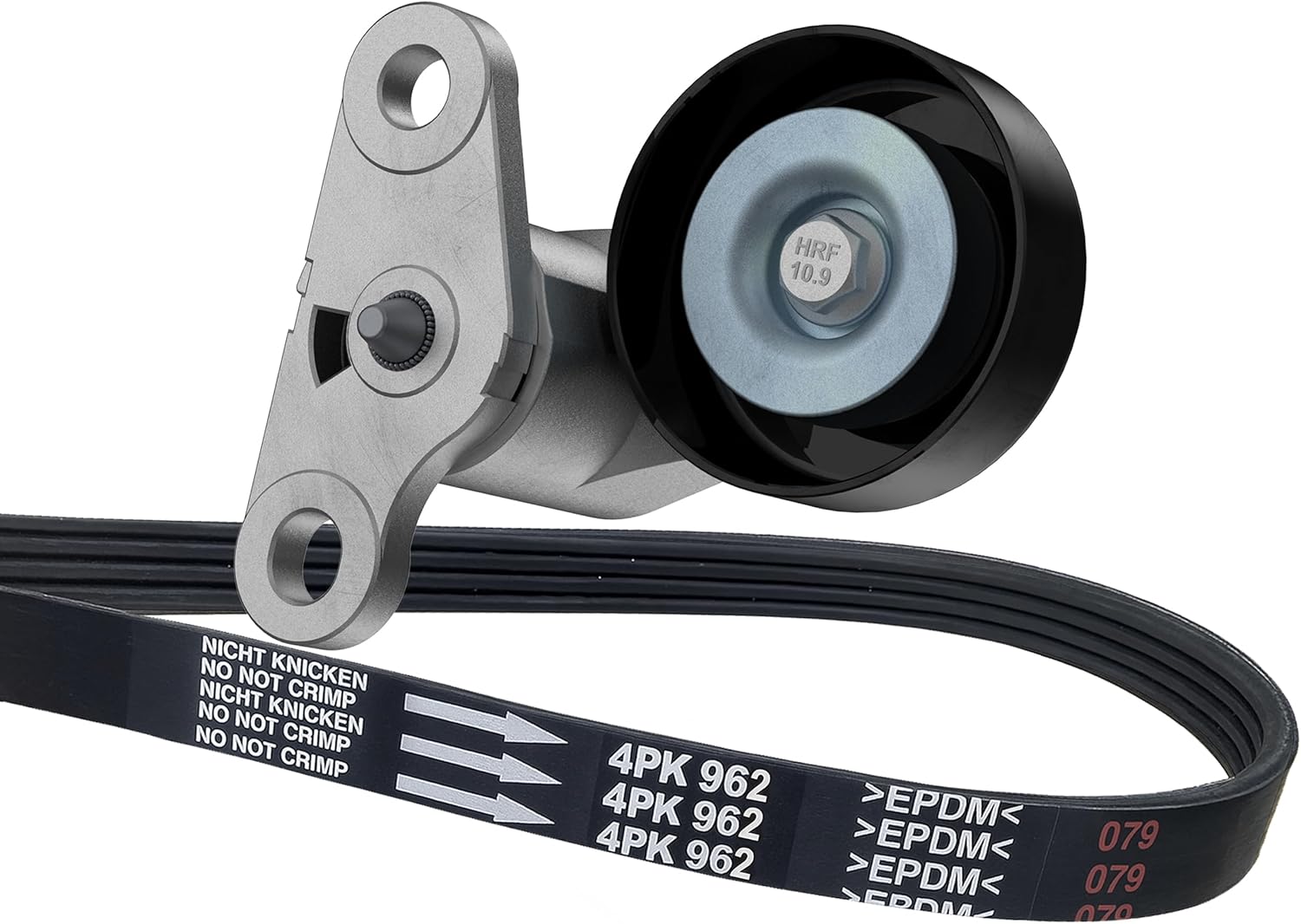 38159 A/C Belt and Tensioner Kit Compatible with Gmc Yukon 2000-2008, Sierra 1999-2008, Chevy Tahoe 2000-2008 Avalanche 2002-2008 Silverado 1999-2008, Replaces#90K-38159
