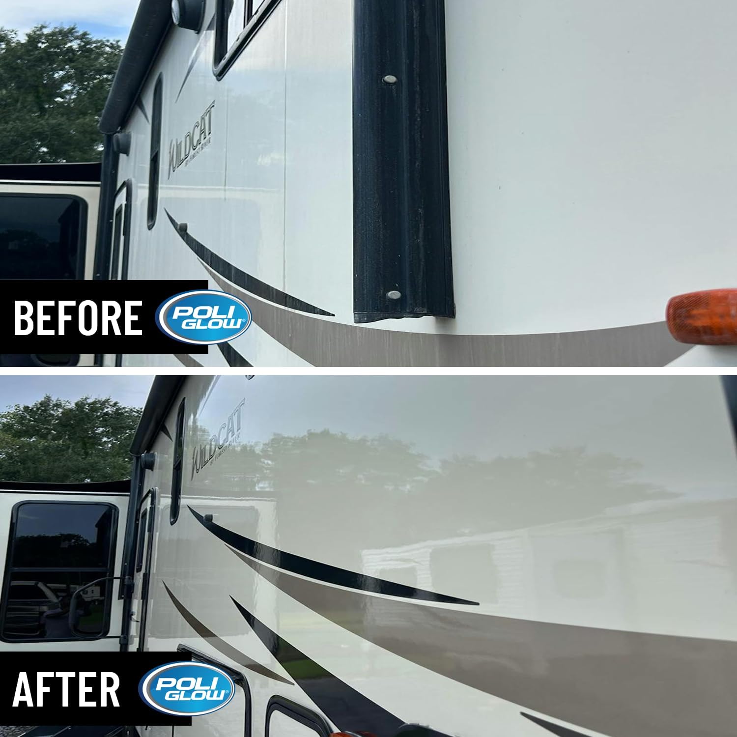 Poli Glow Deluxe Boat & RV Restoration Kit–Removes Oxidation, Seals & Protects–Restores High-Gloss Shine to Fiberglass & Gelcoat–New Liquid or Classic Powder Poli Ox–Easy, Long-Lasting 6-in-1 System - Image 13