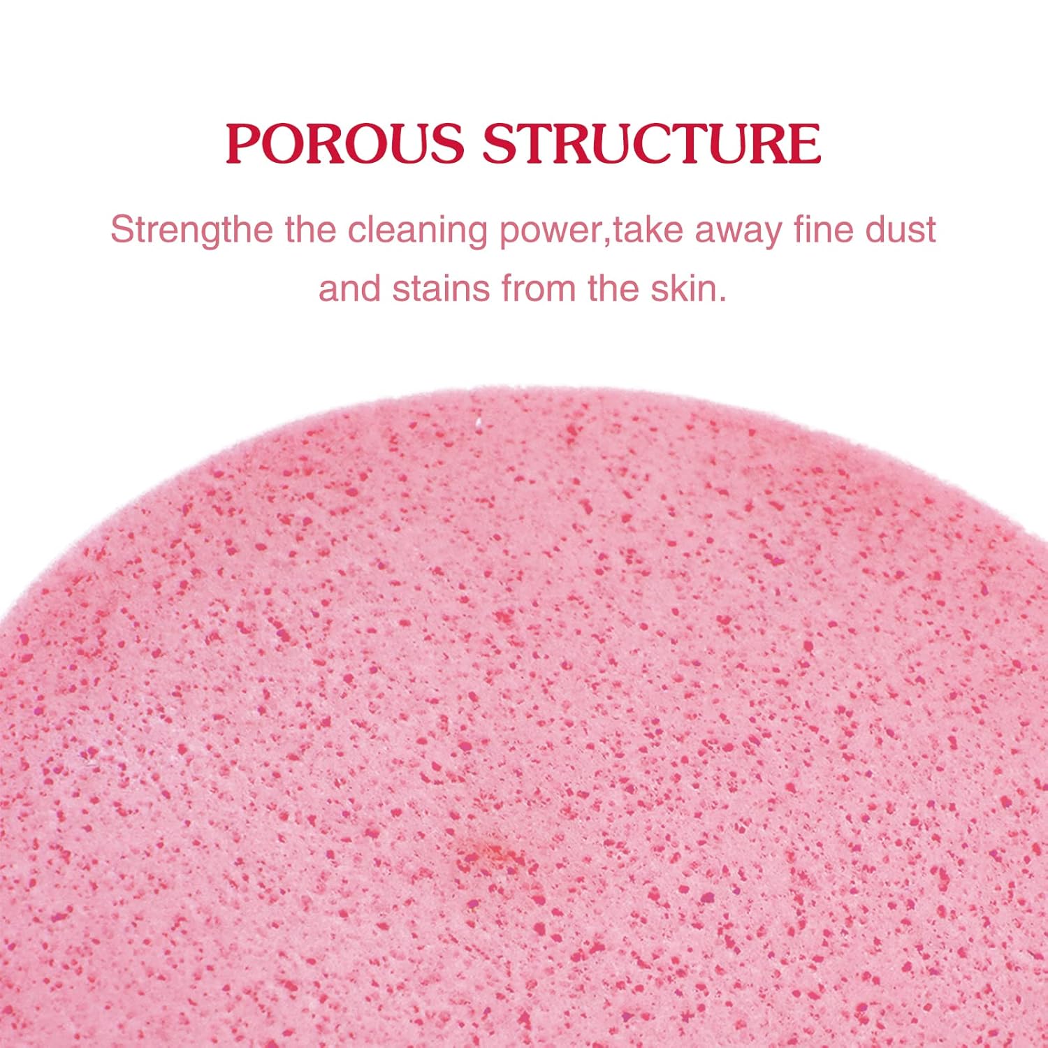 120 Pcs Facial Sponge Compressed,Face Cleansing Sponge Makeup Removal Sponge Pad,Exfoliating Wash Round Sponge for Women,Girls(Pink,Yellow) - Image 3