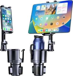 Cup Holder Phone Tablet Mount, 2 in...