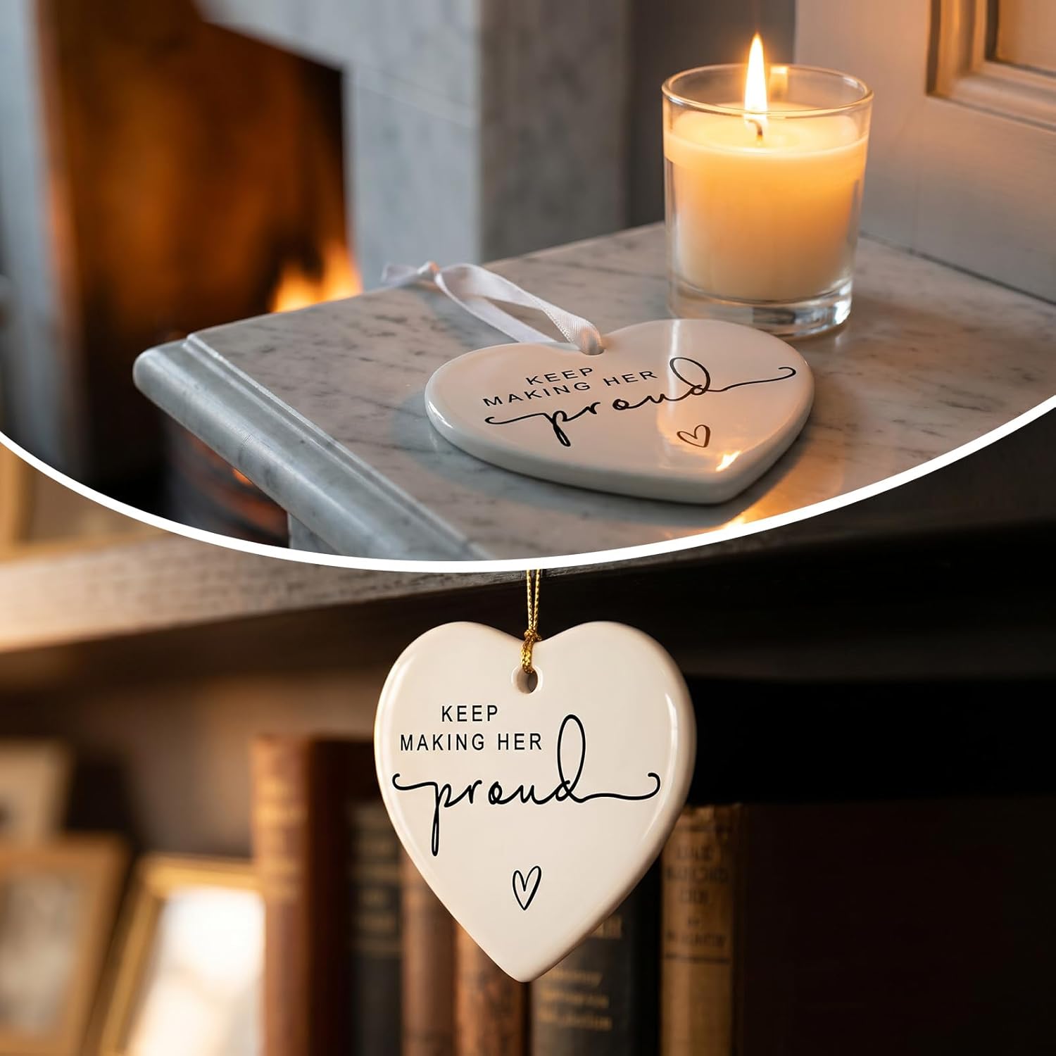 Keep Making Her Proud Bereavement Keepsake, Loss of Loved One Memorial Gift, Anniversary of Passing Thinking of You Gift, Loss of Mom Grandmother Remembrance Gift, Sympathy Gift for Grief Support - Image 6