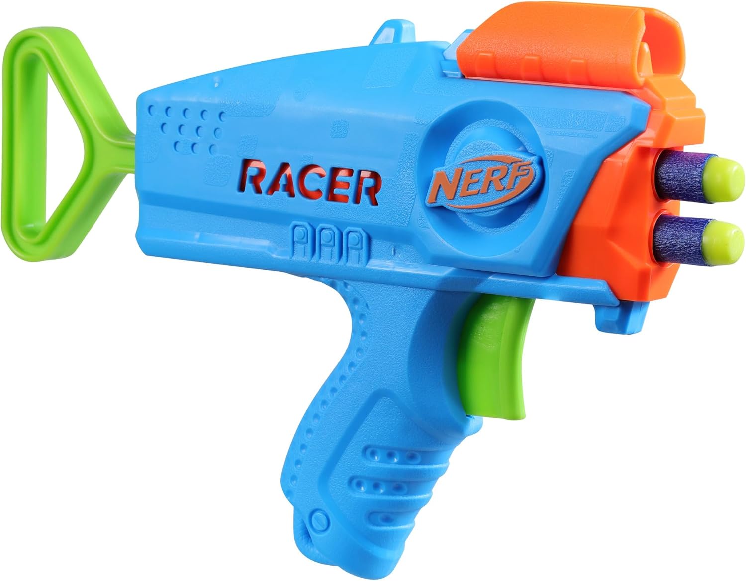 NERF Elite Junior Racer Easy Play Dart Blaster, 4 Nerf Elite Darts, Nerf Blaster Outdoor Toys, for Kids, Ages 6+ - Image 12