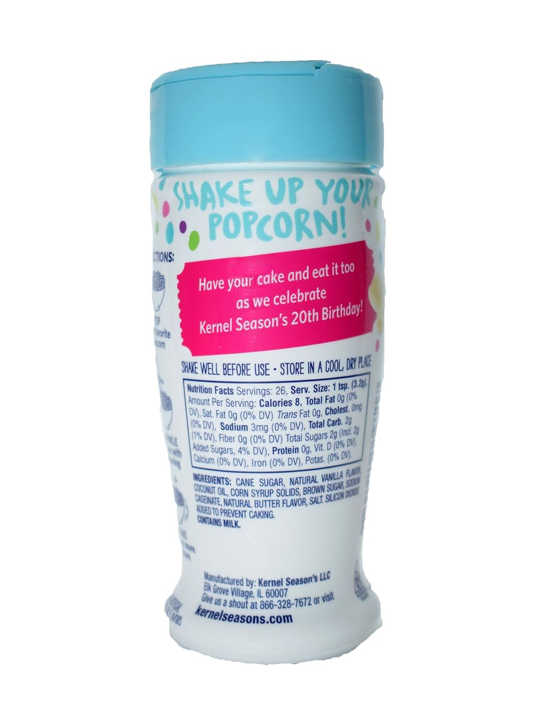 Kernel Season's Popcorn Seasoning, Birthday Cake, 3 Ounce (Pack of 6) - Image 3
