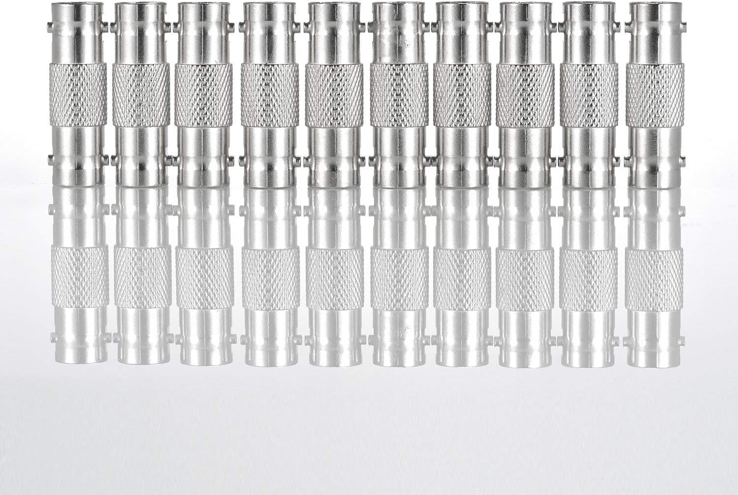 10 Pack BNC Female to BNC Female CCTV Security Camera Adapter Coupler Straight Extender Connector - Image 4