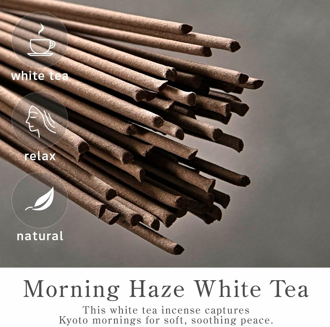 なごみ工房 Kyoto White Tea Incense Sticks - Japanese Temple Aroma, Ideal for Relaxation & Meditation, Approx. 60 Sticks (0.044 Pounds) - Premium Quality Incense for Spiritual & Home Use Nagomikobo - Image 4