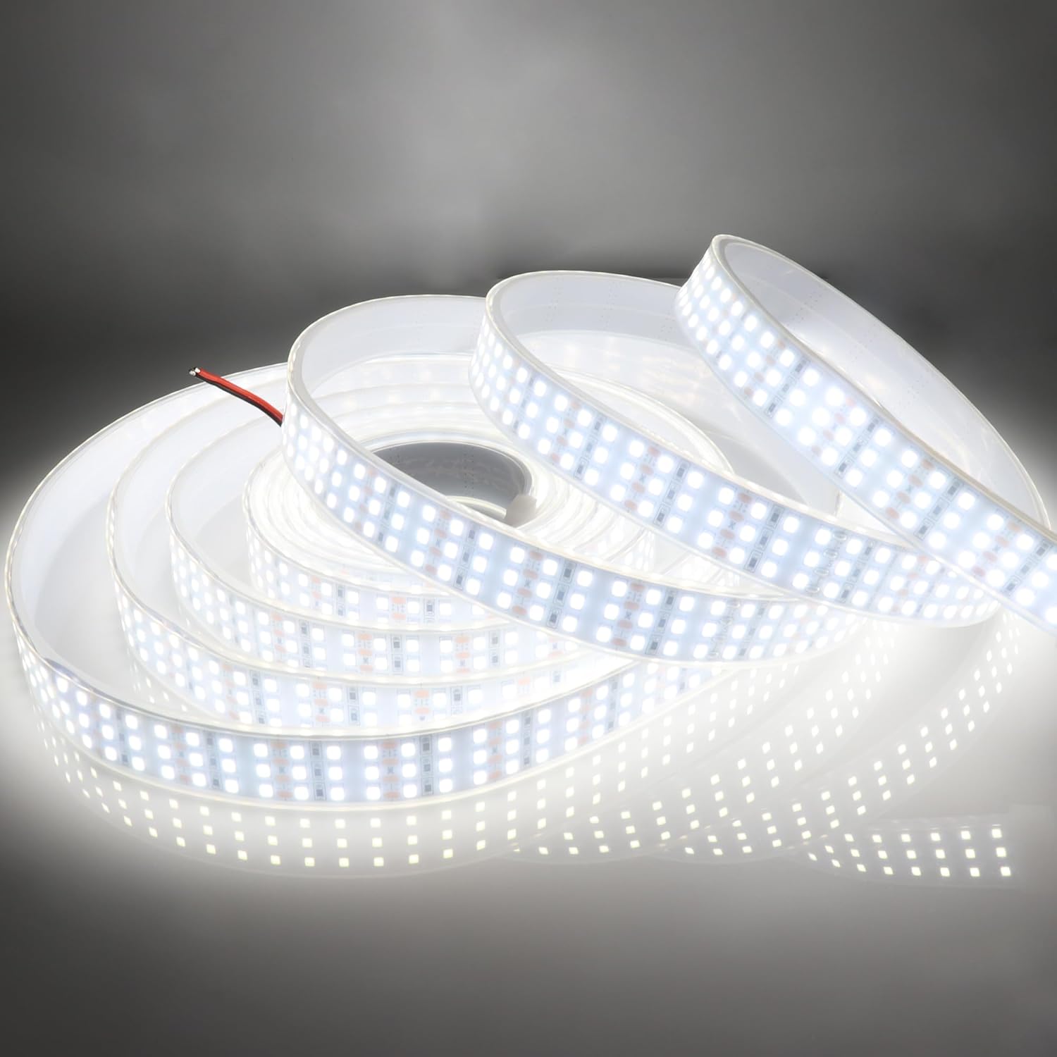 LEDENET 16.4Ft Super Bright Triple Row LED Strip Lights, Daylight White 6000K DC12V 1800LEDs Dimmable Flexible Truck LED Tape Lights, Outdoor Waterproof IP67 Wheel Light Strips - Image 2