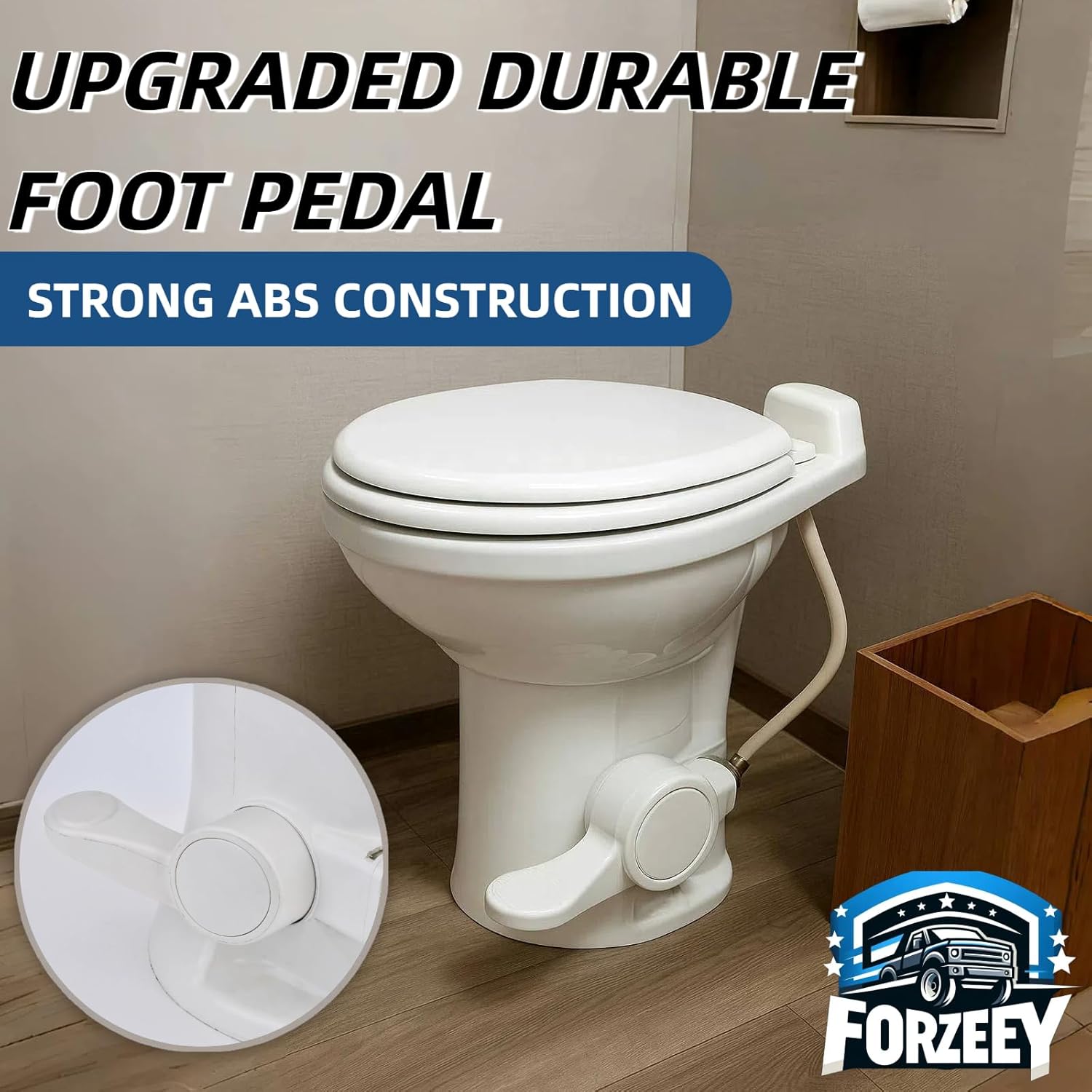 RV Toilet Foot Pedal Replacement fit for Dometic 300 310 320 321 Series Toilet, Durable Injection Molded Compatible with Dometic RV Toilet Parts - Image 5