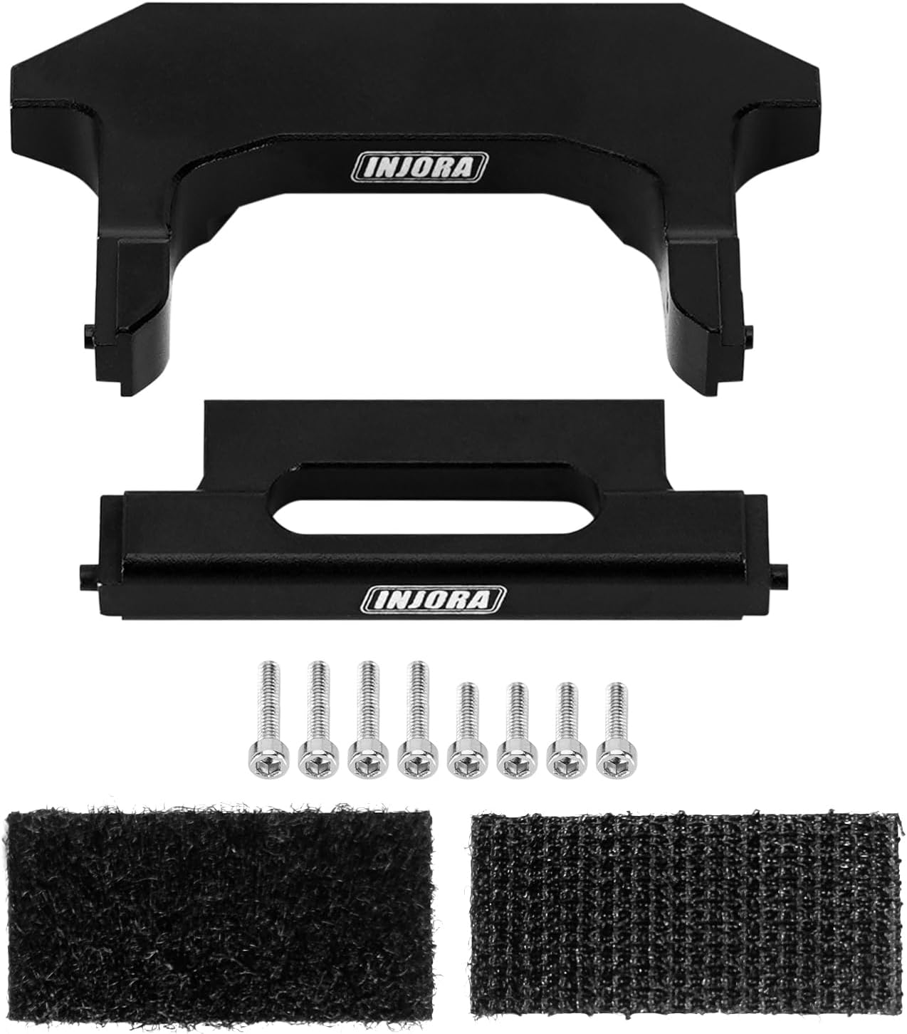 INJORA Aluminum IR60 Hard Body Front Bumper & Rear Mount for 1/24 Axial SCX24 Gladiator Power Wagon Upgrade - Image 2