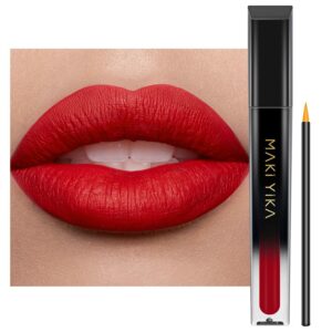 MAKI YIKA Red Lipstick for Women Co...