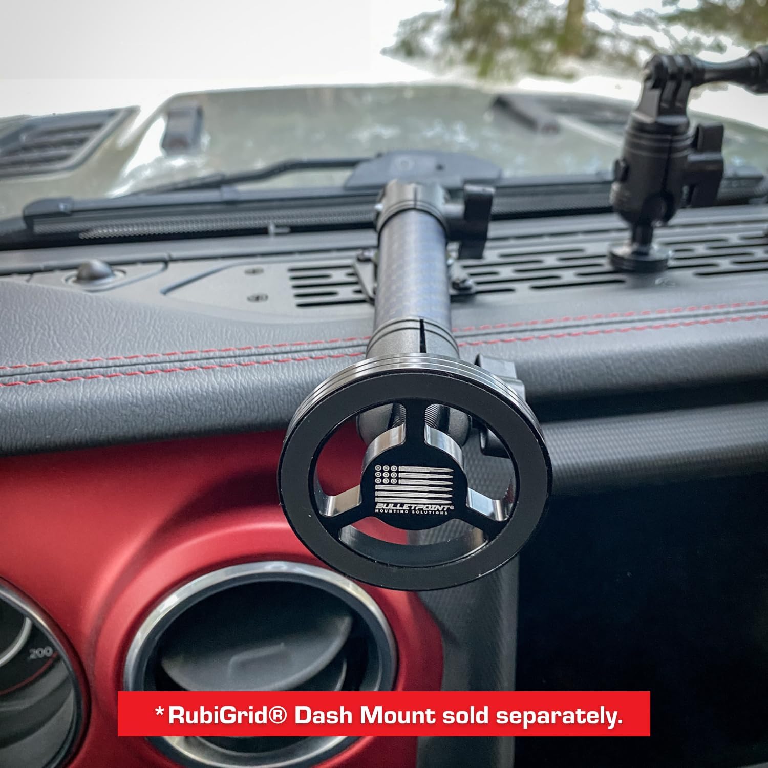 Bulletpoint Dash Mount Magnetic Cell Phone Holder Compatible with MagSafe iPhone Smartphones - 20mm (0.787 inches) Attachment Ball (MagSafe Holder with 7cm Arm) - Image 2