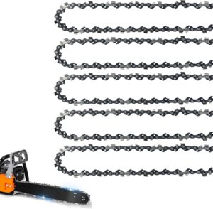 5 Pack 10 Inch Chainsaw Chain 3/8&#...