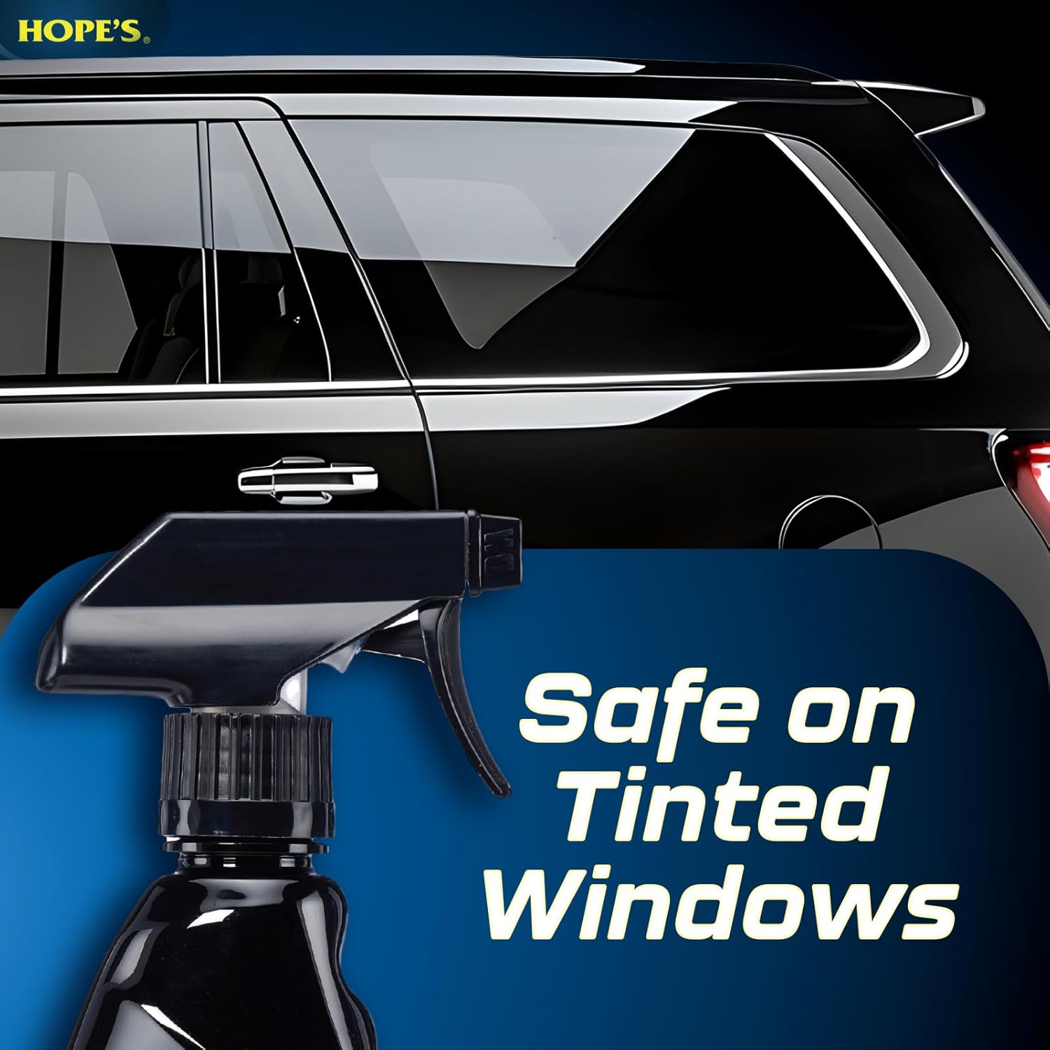 HOPE'S Perfect Glass Automotive Glass Cleaner - Streak-Free, Tint Safe Car Cleaner for Glass, Acrylic, Windows, Mirrors, Windshield - No-Residue - Removes Smudges, Road Grime - 23 Fl Oz, Pack of 1 - Image 3
