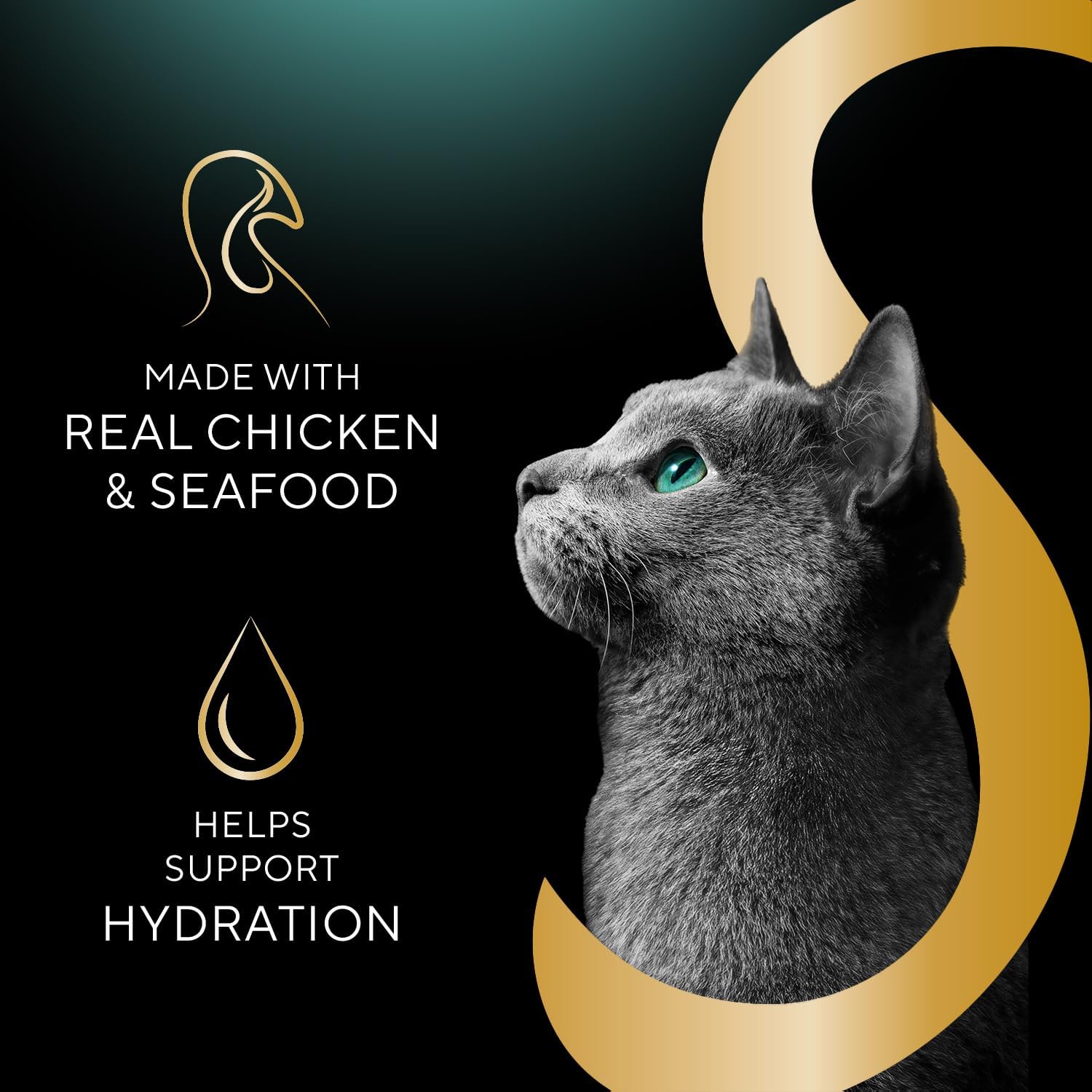 Sheba Selections Filets in Broth, Adult Cat Food Wet Recipe, Meal Complement, Chicken Recipe, 1.3 oz. Cups, 12 Count - Image 3