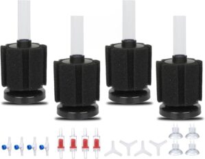 ALEGI 4pcs Large Aquarium Sponge Fi...