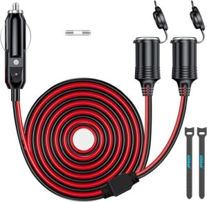 DC 12V/24V 1 to 2 Car Cigarette Lig...