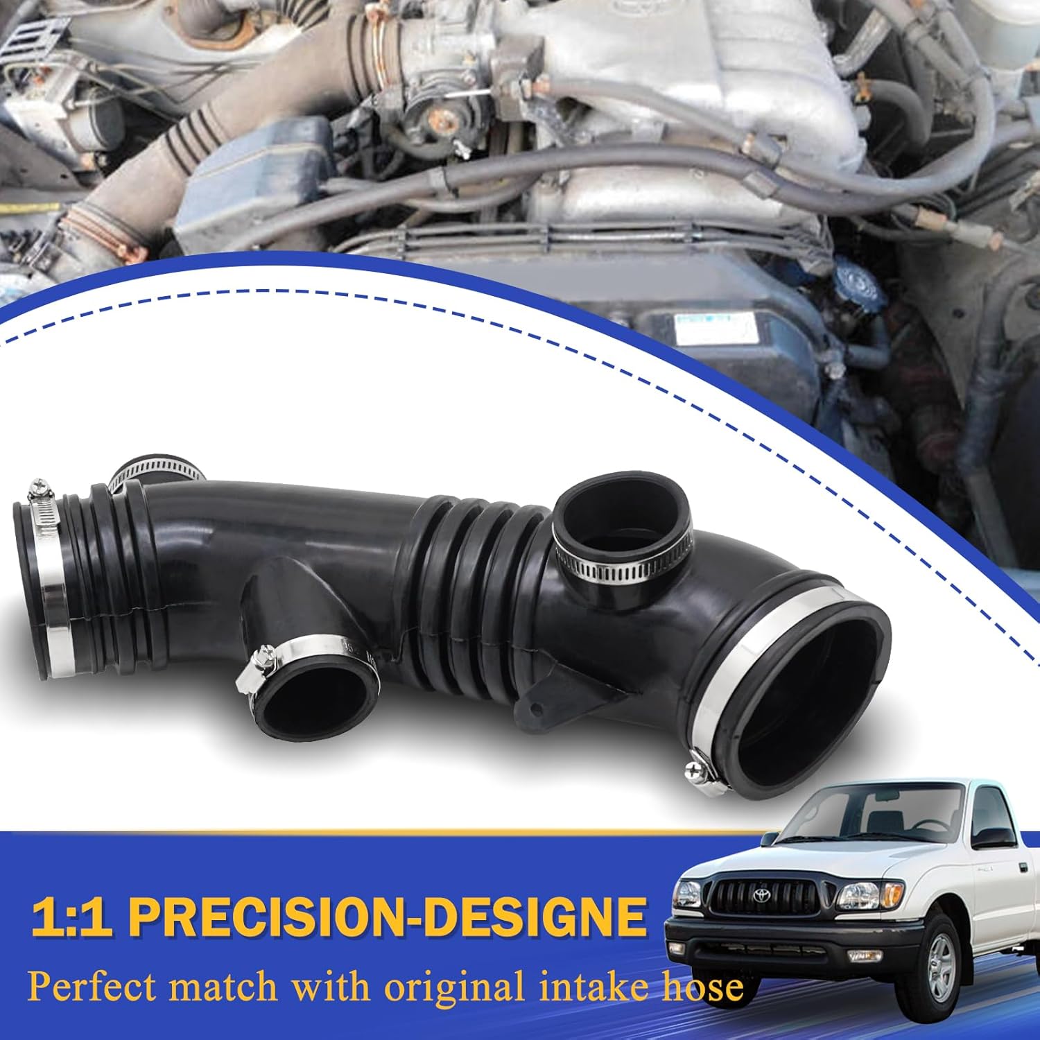 17881-62170 Air Cleaner Intake Hose Tube Intake Boot For 2001-2004 TOYOTA TACOMA V6 3.4L Gas 1788162170 - Image 4