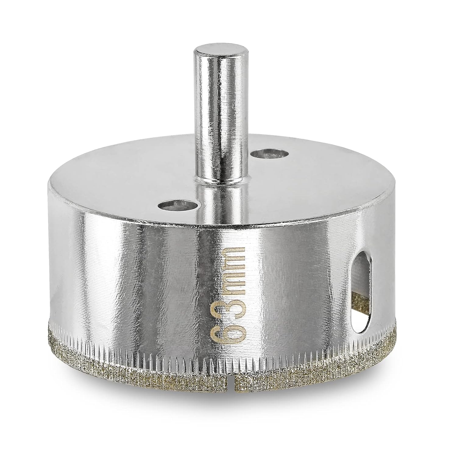 2-1/2" Diamond Glass Tile Hole Saw Drill Bit for Ceramic, Marble & Porcelain