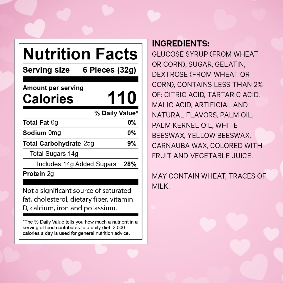 Mothers Day Sweet and Sour Gummy Hearts, 9 oz Pack of Heart gummies, Perfect Strawberry Flavored Candy for Classroom Treats, School Exchanges and Candy Buffets, Ideal for Sharing with Family and Friends - Image 2