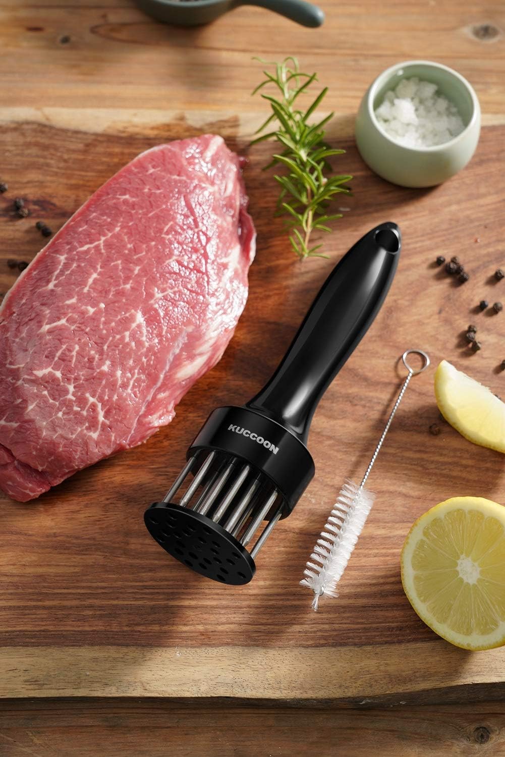 Meat Tenderizer Tool Stainless Steel Needle Ultra Sharp 24 Blades Tenderizer Tool for Tenderizing Beef Chicken Steak Veal Pork - Image 7